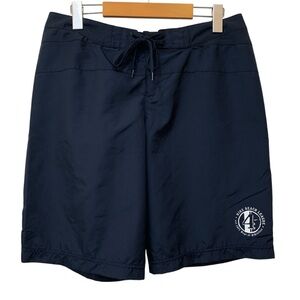 Nike Beach League #4 Board Shorts Mens Medium Blue Travel Quick Dry Y2K Travel
